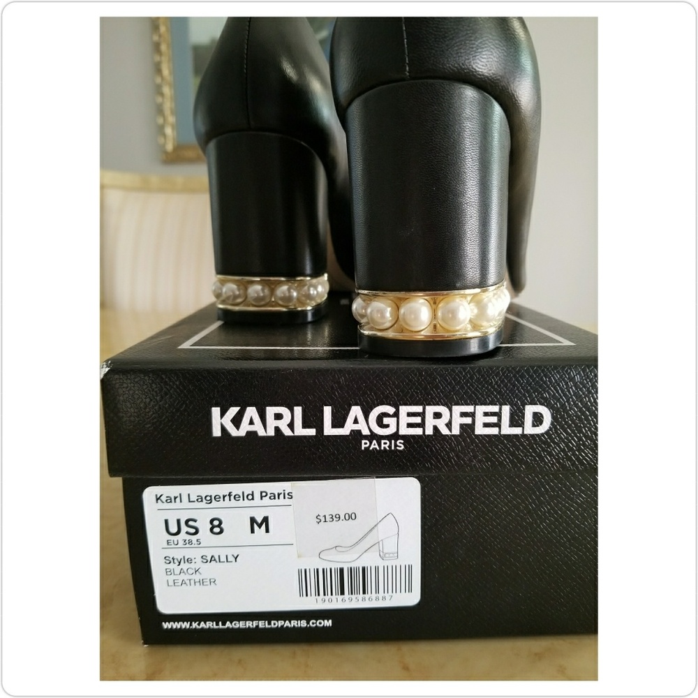 Karl Lagerfeld Only Worn Twice ... Leather Pumps